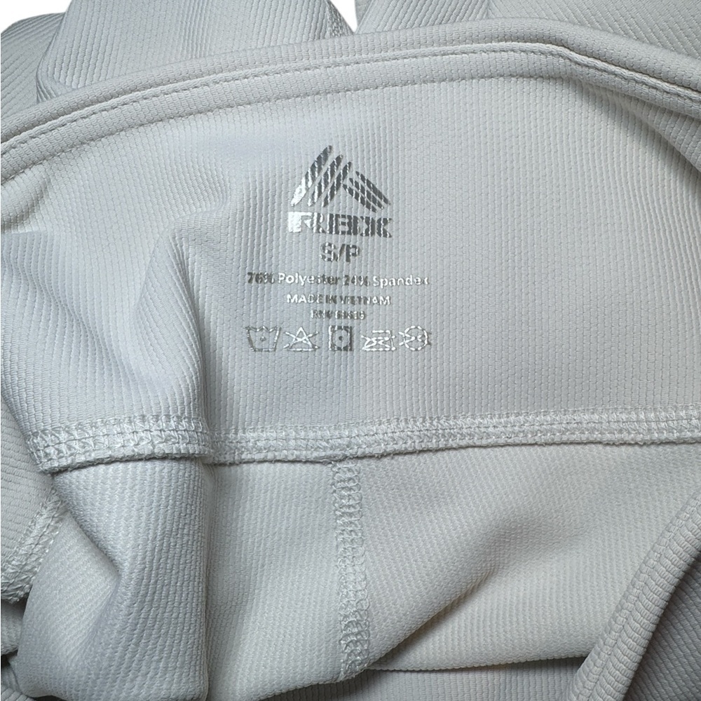 RBX Woman’s Cream Ribbed Bike Short Size Small - Picture 7 of 8